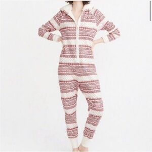 Abercrombie & Fitch hooded one-piece pajama